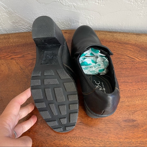 B.O.C. Black Leather Upper Clogs Size:‎ 7 - Picture 7 of 8